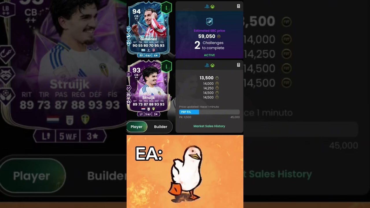 🚨🤔 NUEVO SBC DE GIMÉNEZ POR TOTS LA LIGA EN EAFC25!!! 