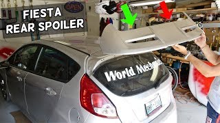 How To Remove Spoiler On Ford Fiesta Mk7 St Youtube