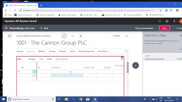 How to Customize Pages in Dynamics 365 Business Central Wave 2