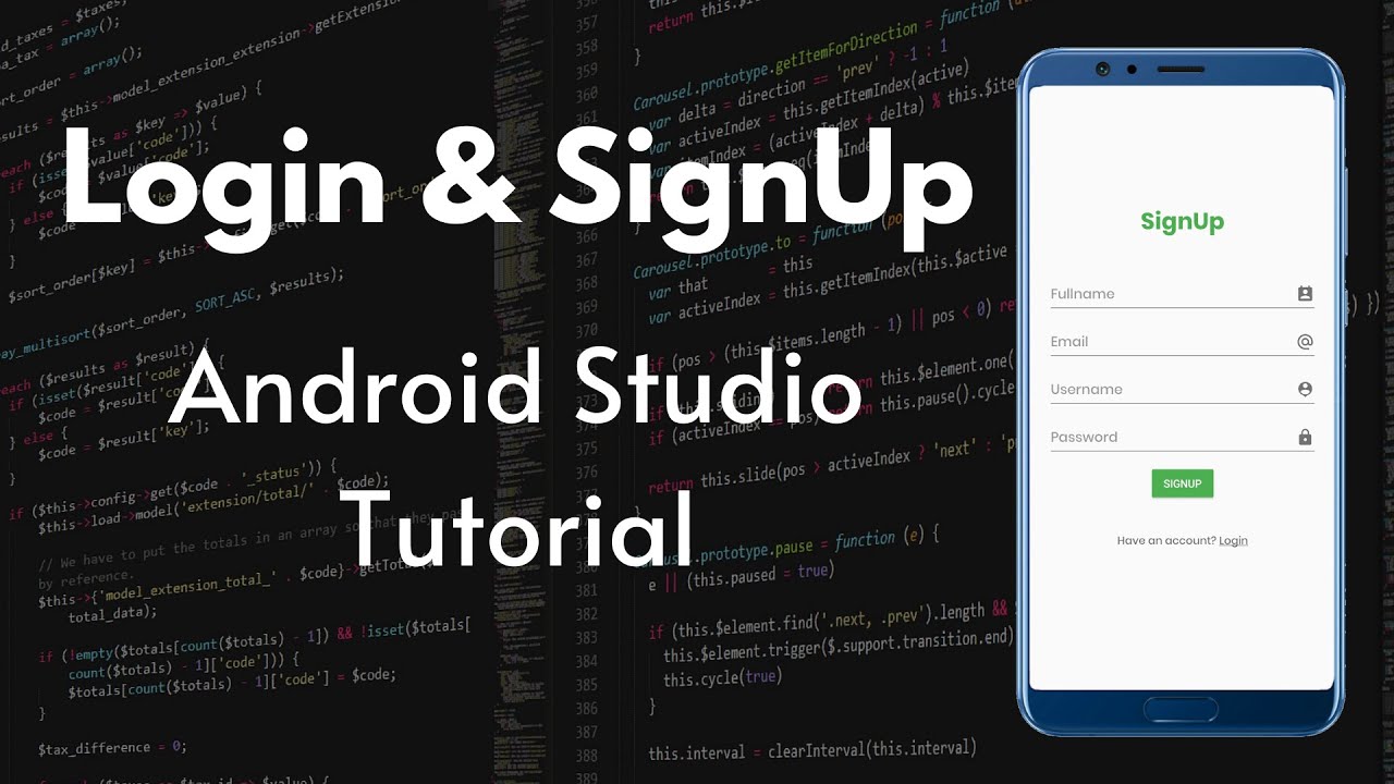 Login And Signup In Android With Mysql (Updated 2022)