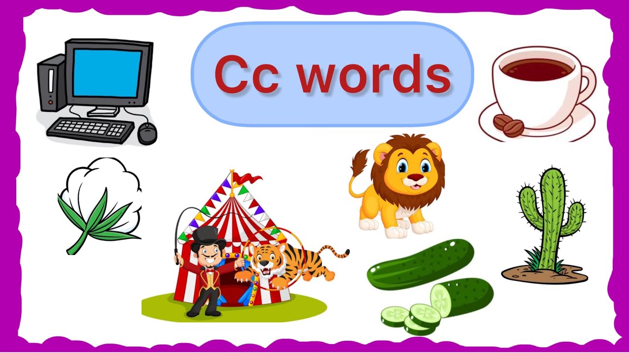 English alphabet | Letter c words for kids | words start with c letter ...