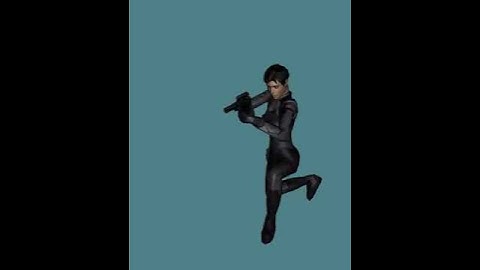 billie   pistol   1 hand   crouch