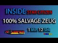 Inside Star Citizen Vulture Venture deutsch Salvaging per FPS Reclaimer & co