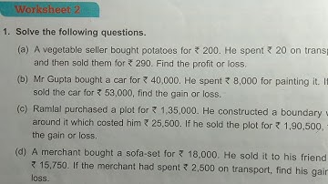 Class 5 unit 11 worksheet 2 dav public school ।। DAV Class 5 chapter 11 worksheet 2