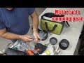 Motorcycle camping gear