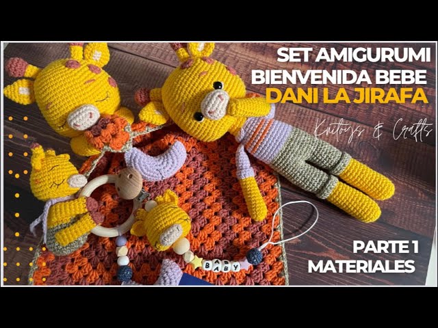 Sonajero Jirafa Bebé - Comprar en Pupi Crochet