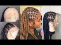 DIY RUBBER BAND CRISS CROSS BRAIDED WIG | DIY braided wig with no frontal for beginners