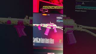 Weapon camo load out 🔫 #shorts #fypgaming