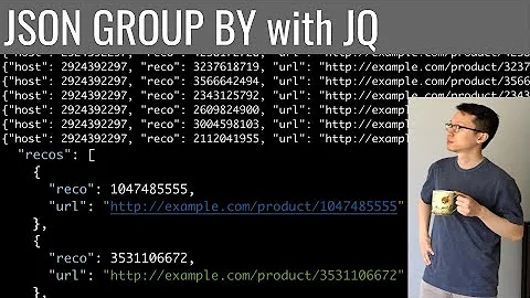 JQ for JSON processing and GROUP BY