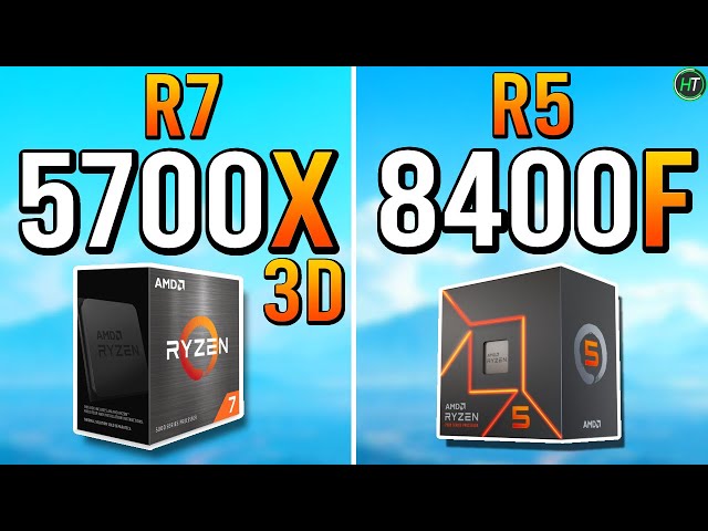 R7 5700X3D vs R5 8400F - X3D The Winner?! - YouTube
