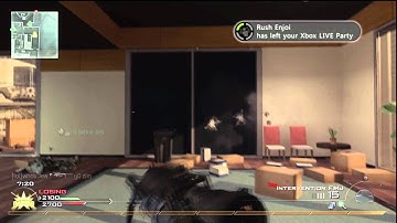 Mw2 Across Map Wall bang Hitmarker!