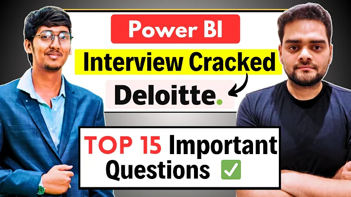 TOP 15 Power BI/SQL Interview Topics | He cracked Deloitte😲