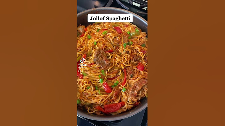 How to cook jollof spaghetti