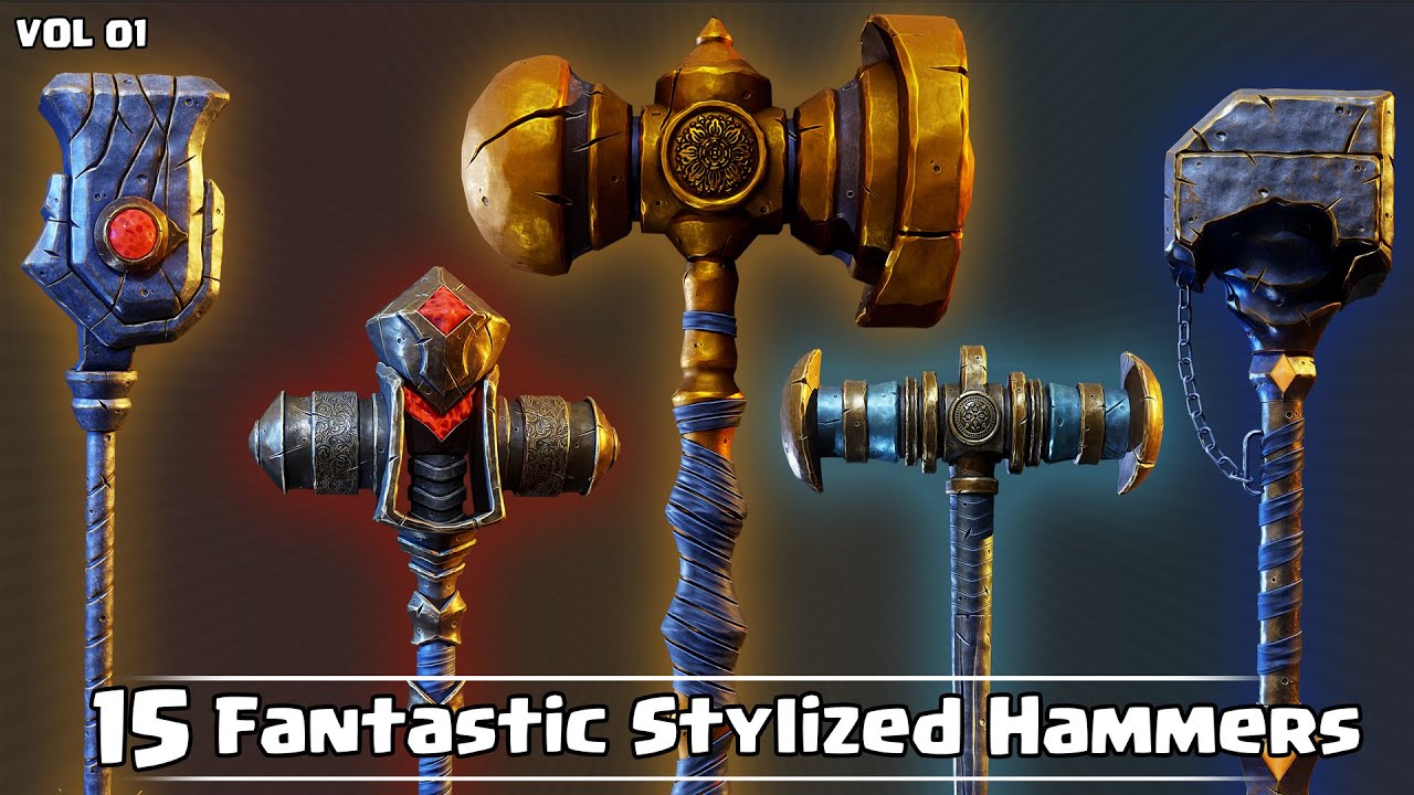15 Fantastic Stylized Hammer VOL01 - YouTube