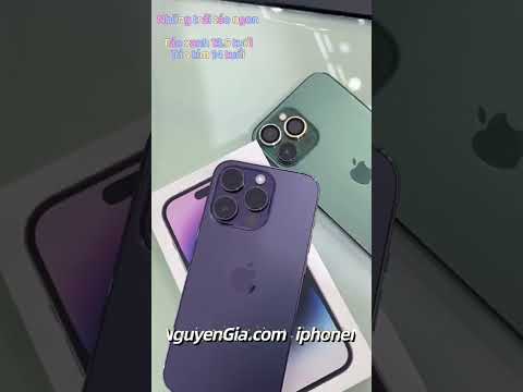 Video So sánh màu mới của iphone 14 tím và iphone 13 xanh lá - youtube