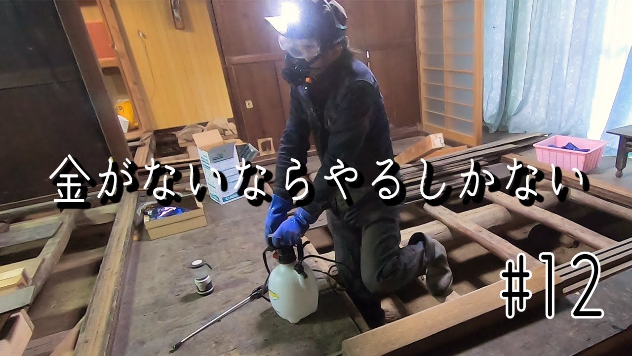 【DIYでシロアリ駆除】金がないならやるしかない12