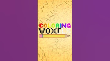 Coloring Voxels - Relaxing Diorama Coloring 🎨✨