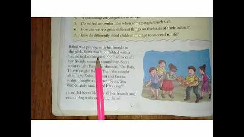 27-08-2021 |Class -4 |Subject - Evs |Chapter - 3 |Topic - Touch and tell