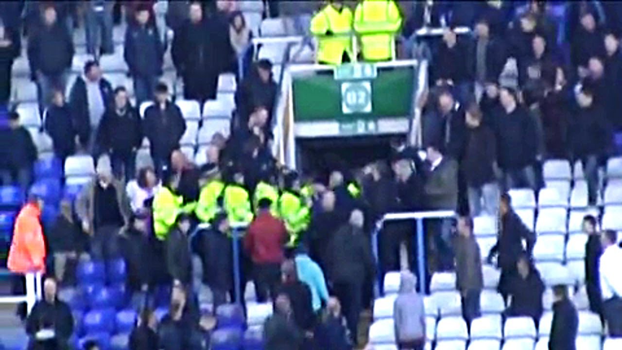 MILLWALL FANS STOPPED BY POLICE: Trying to leave the match early