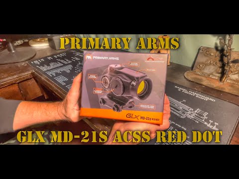 ***NEW*** Primary Arms GLx MD-21s Push Button 21mm Microdot ACSS-CQB Red Dot Reticle