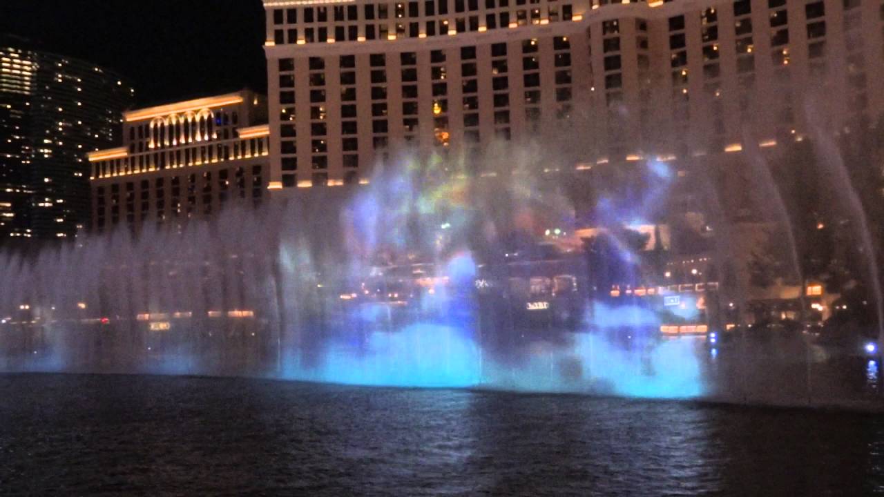 Laser Light Fountain Show At Bellagio Fountains Las Vegas Attractions