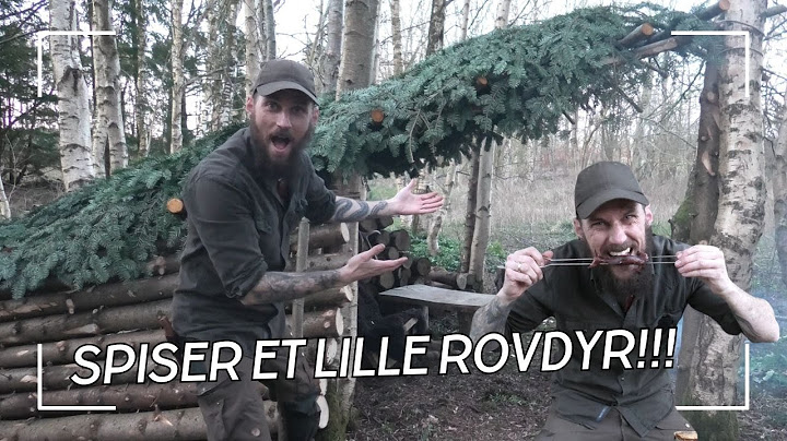 BYGGER "VILD MAD CAMP" I SKOVEN!!!