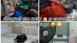 cheguei em casa 🏠mais de um mês viajando na casa da minha irmã 😍🥰