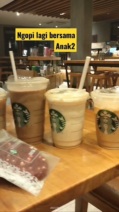 ANAK2 KOK JADI SUKA NGAJAKIN NONGKRONG DI CAFE YA!!🥰🥰 #shortvideo #ngafe #starbucks#familytime