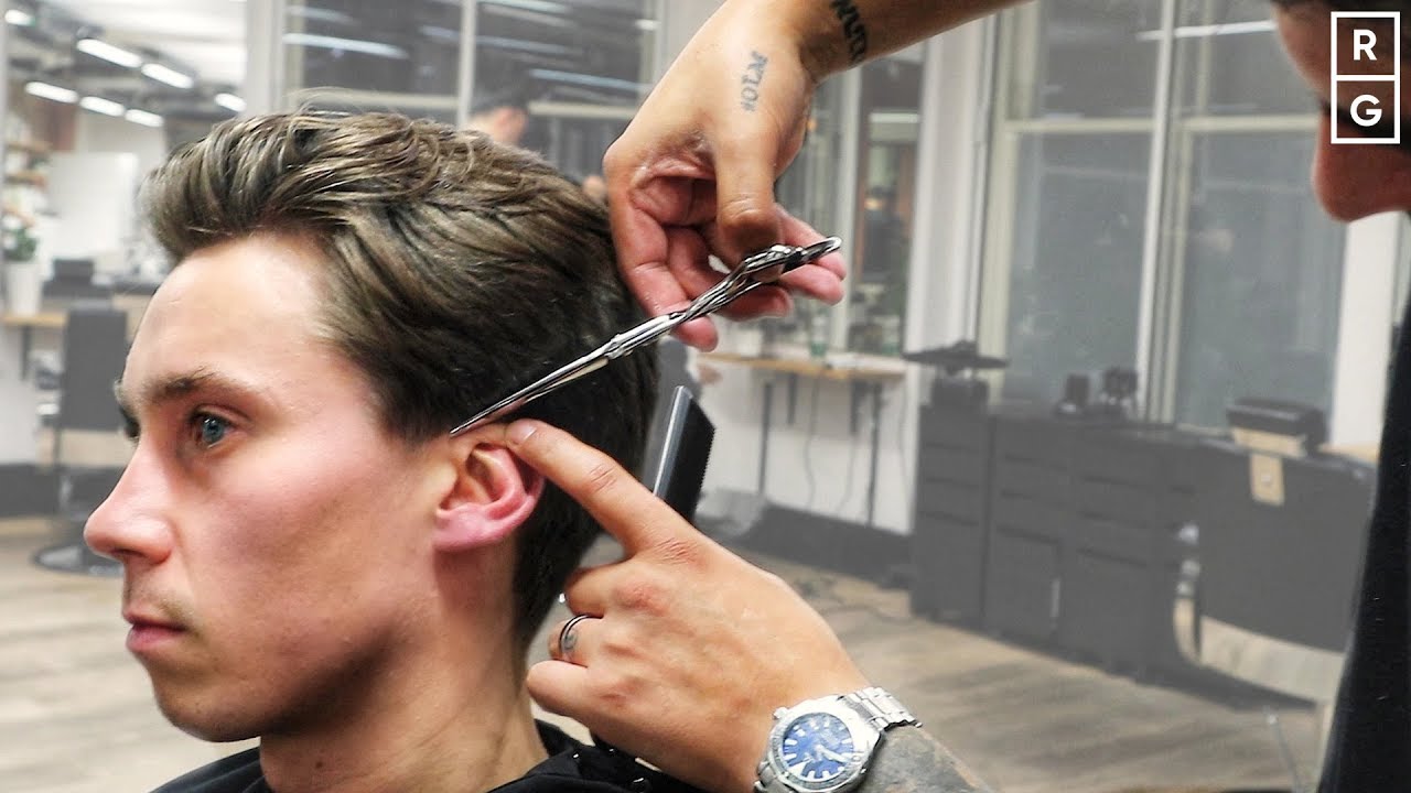 youtube cut men's hair with clippers