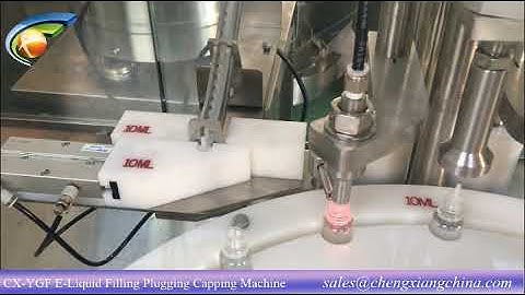 CX-YGF E liquid filling plugging capping machine for 10ml