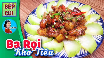 Cách Nấu Món Ba Rọi Kho Tiêu - Ăn Hết Nồi Cơm | Món Ngon Bếp Củi