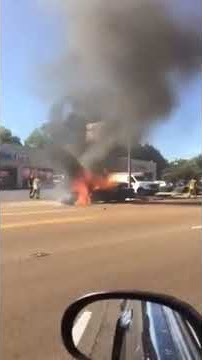CAR ON FIRE IN MEMPHIS, TN