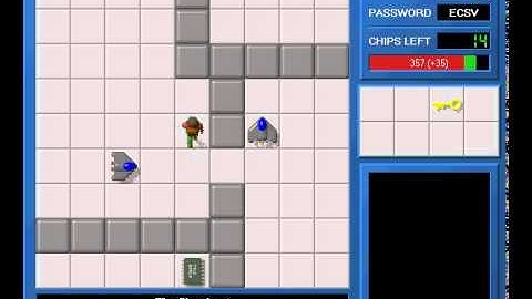 CCLP1 level 55 solution - 322 seconds