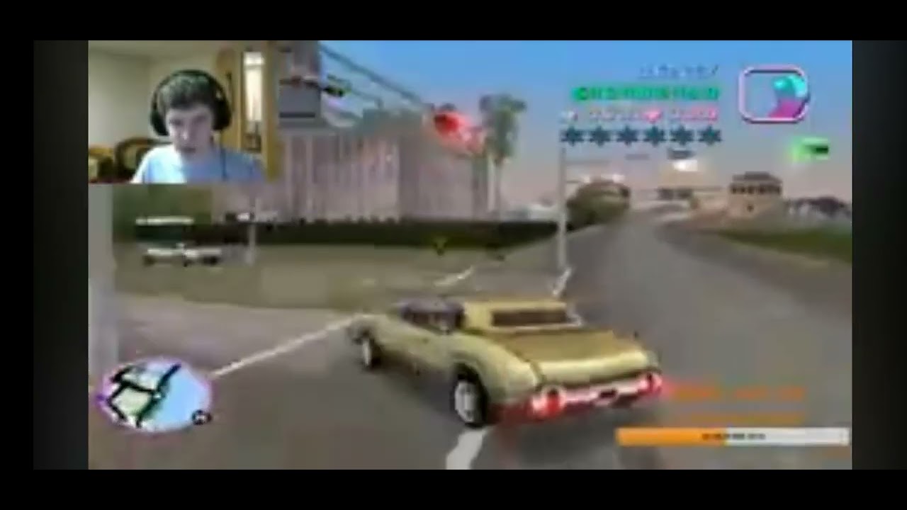 Реактивный GTAшник Проходит GTA Vice City Стрим Часть 13 Стал Медиком Реакция