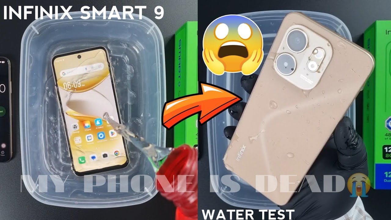 Infinix Smart 9 Water Test 💦💧| Will it Survive Or Dead? - YouTube