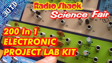 Radio Shack Science Fair 200 In 1 Electronic Project Lab! (Morse Code Oscillator Build)