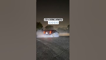 Cts-v supecharged doing donuts burn outs💨🔥🎬 behind the scenes #trending #car #ctsv #shorts #cars
