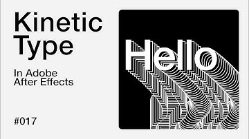 After Effects Tutorial: Kinetic Typography #017