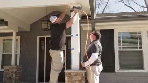 Column Crafters Column wrap installation