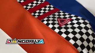 Danger UK MX Seat Covers Gripper Cloth Sides Custom Ribbed Top by dangerukvideo 8 views 1 month ago 14 seconds