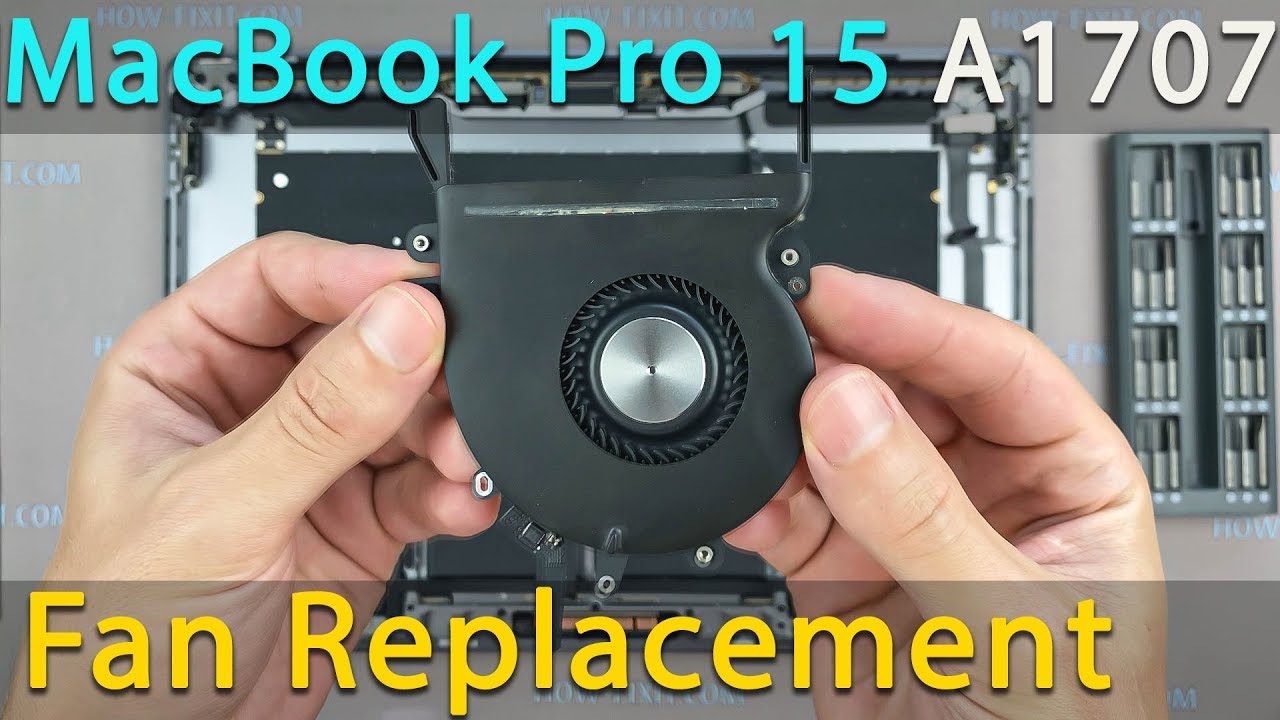 MacBook Pro 15 2016 2017 Fan - YouTube