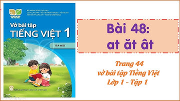 Vở bài tập Tiếng Việt - Lớp 1 - Kết nối tri thức - Tập 1 - Bài 48: at ăt ât  - Trang 44