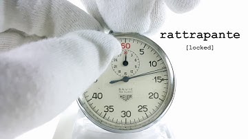 stopwatch  HEUER ref. 9901 : rattrapante