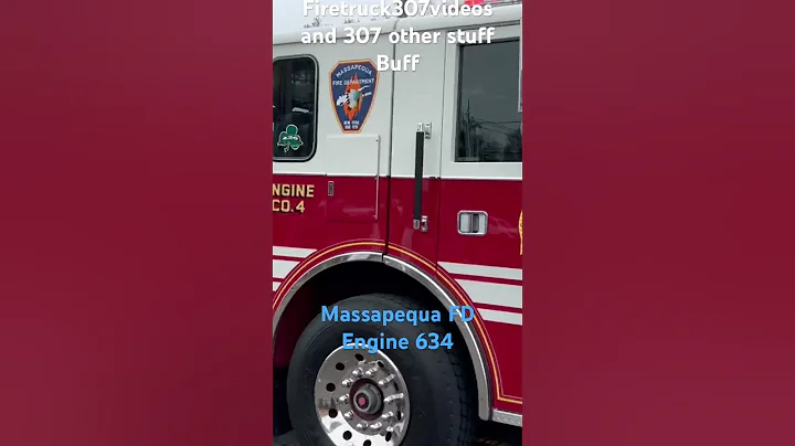 Massapequa Fire Department Engine 634 in the St Patrick’s Day Parade 2025