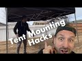 What Will Secure A Pop Up Tent In Sand And Grass / Party Rental Company Canopy Mounting Hacks