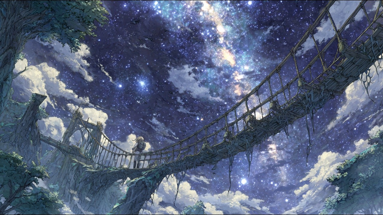【ケルト音楽】星空の天空橋【読書用・睡眠用・作業用BGM】【1時間】【オリジナル曲】