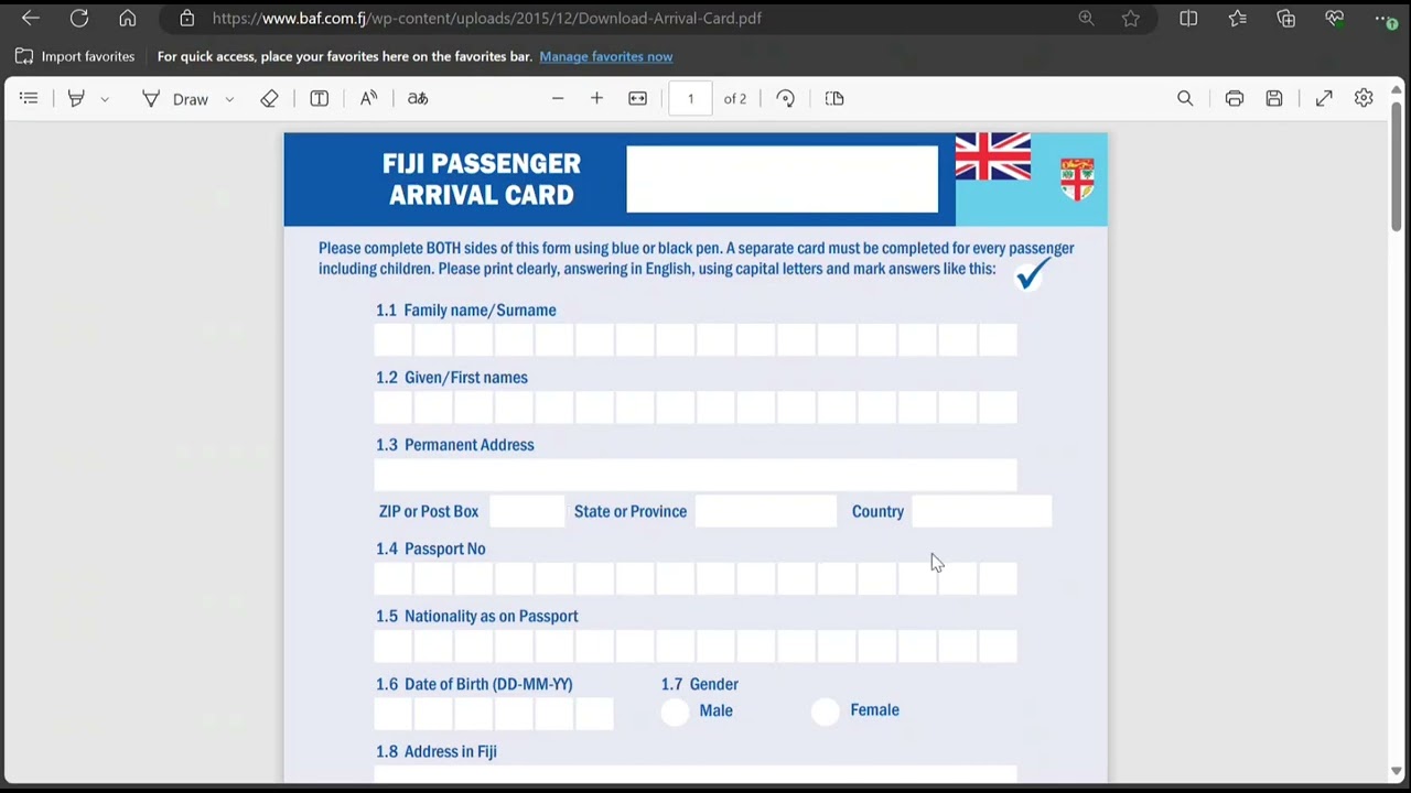 How To Fill Arrival Card Step By Step Full Information How To Fill Arrival Card Step By Step Full Information