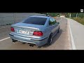 Bmw m5 e39 with schmiedmann rear silencer and xpipe