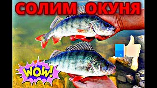 Как ПОСОЛИТЬ ОКУНЯ?! Вяленный ОКУНЬ и ПЛОТВА! Простой и вкусный рецепт.