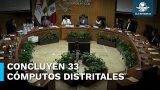 Finalizan cómputos distritales en la CDMX; IECM pide mesura a partidos